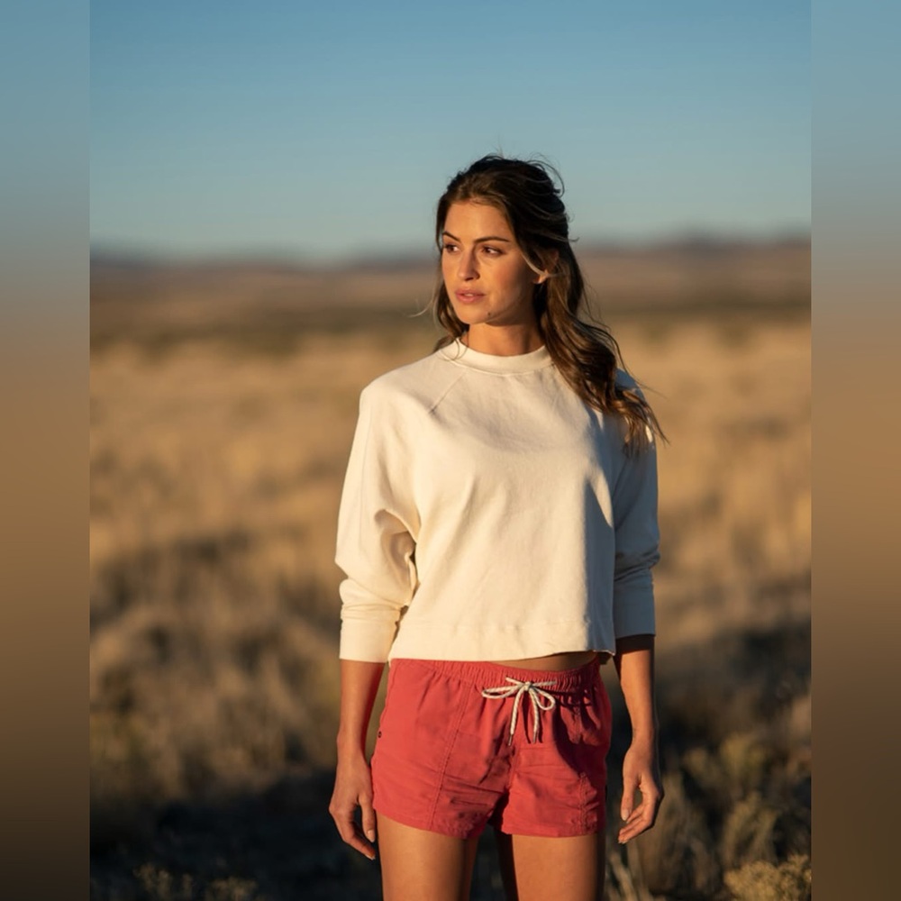 Vuori Women's Athletic Shorts in Rust Red - Picture 2 of 11